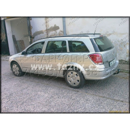 O-140 STEINHOF Фаркоп на Opel Astra III (H) универсал 10/2004-2010 без подрезки бампера. Тип шара: A. Нагрузки: 1650/75 кг, масса фаркопа 18,8 кг (без электрики в компле